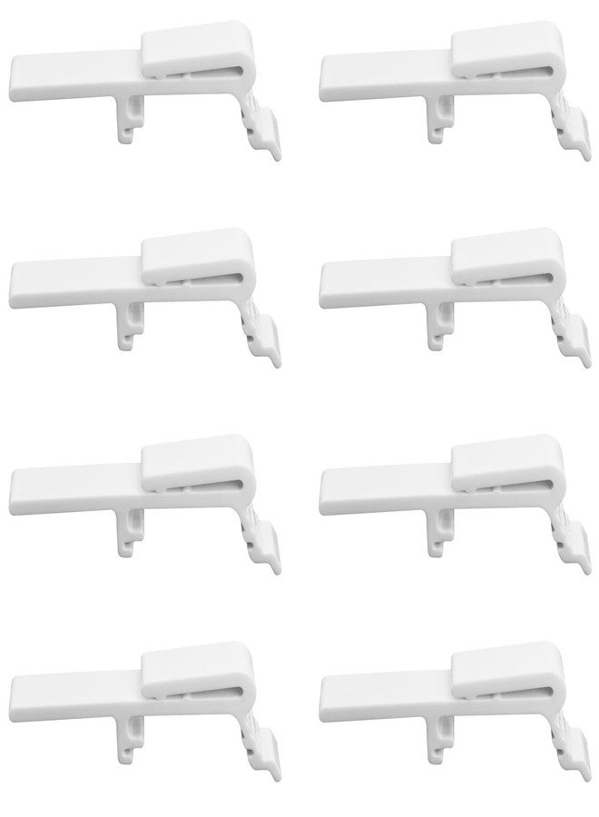 Surf turtle Blind Valance Clips 8PCS Blind Dust Cover Valance Clip,Vertical Curtain Clip Retainer Bracket for 1-1/2 Inch 1-9/16 Inch Rail Across The Top - Image 1